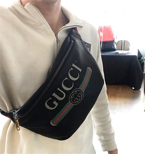 men gucci fanny pack price|Gucci belt bag for men.